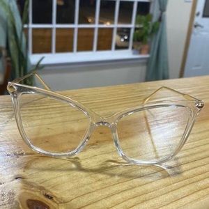 Funky clear blue light glasses